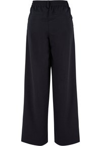 Urban Classics ULTRA WIDE PLEAT-FRONT - Hlače - black