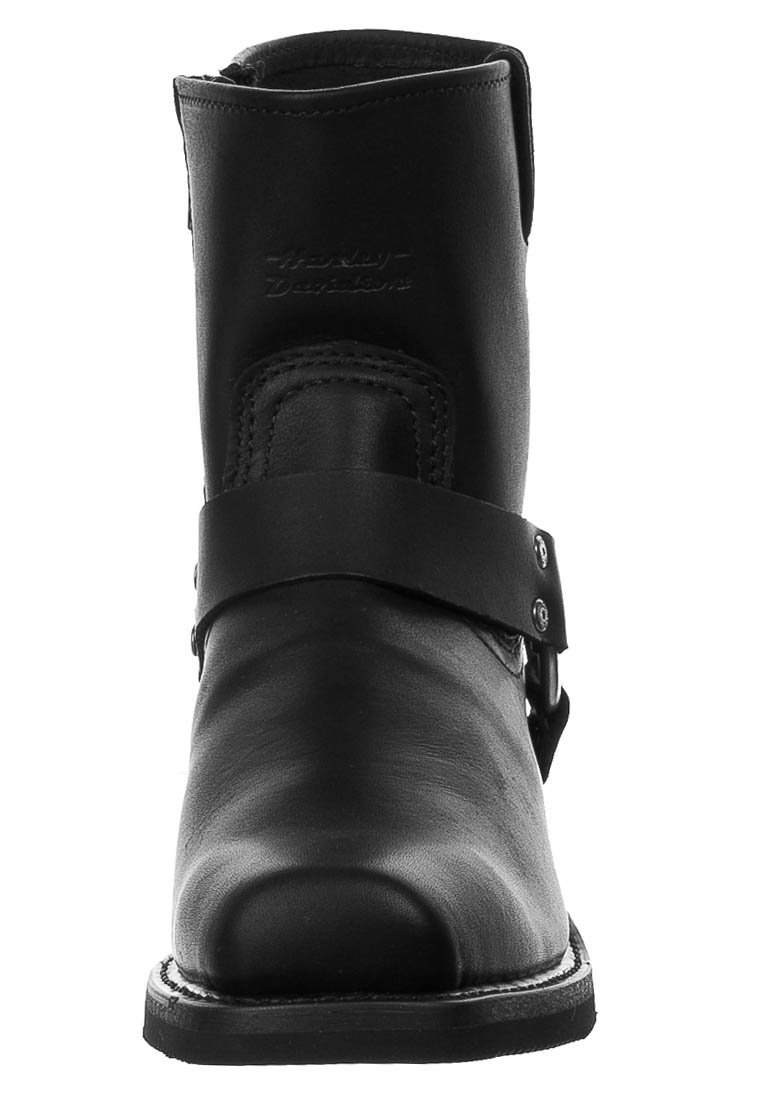 Bottes Moto Harley-Davidson En Cuir Noir Pour Femme - Taille US 6 (37), Cheville, Talon Bloc, Occasion Excellent état
