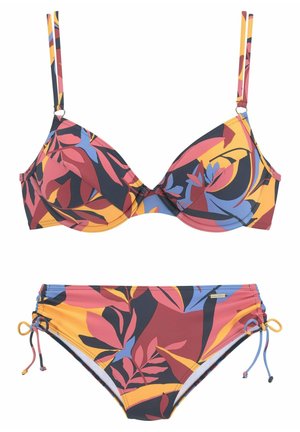 SET - Bikinier - marine-rostrot