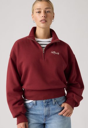 Levi's®, VINTAGE 80S 1/4 ZIP - Sudadera - warm cabernet