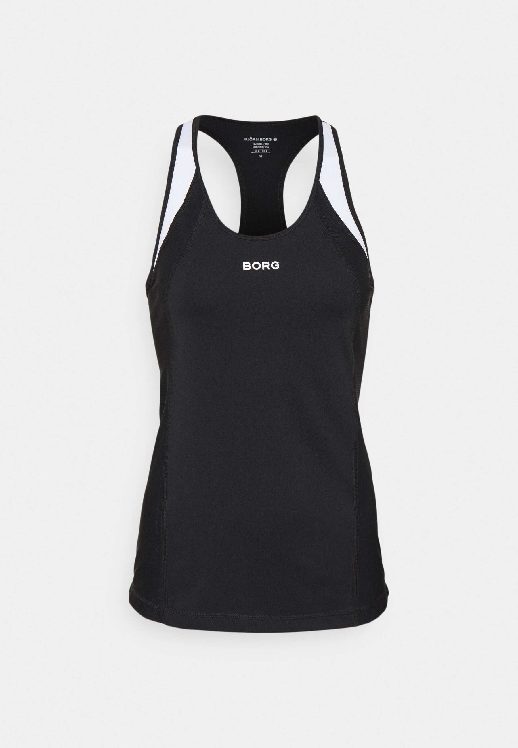 Björn Borg BLOCK TANK - Funktionsshirt - black beauty/schwarz