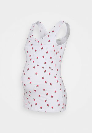 NURSING- Top - Top - white/red