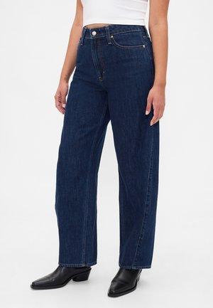 CURVY BARREL  - Blugi drepți - dark wash