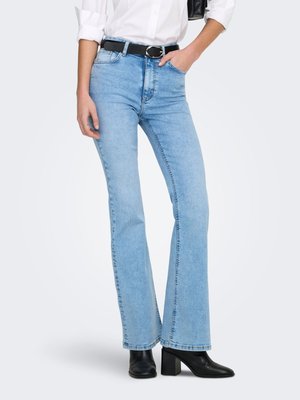 JDYKATHY HOHE TAILLE  - Jean flare - light blue denim