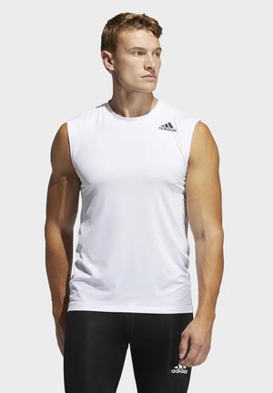 SL TECHFIT AEROREADY PRIMEGREEN SPORTS SLEEVELESS T-SHIRT - Top - white