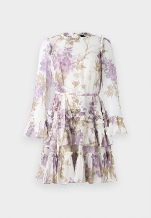 Needle & Thread WISTERIA ROUND NECK MINI DRESS - Ballkjole - moonshine