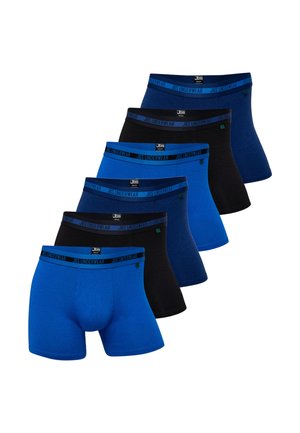 6ER PACK - Boxerkalsong - blau/dunkelblau/schwarz