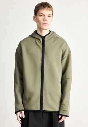 SNUG HOOD - Mikina so zipsom - dark beige