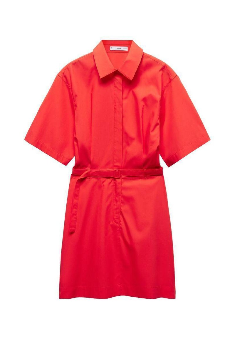 Mango Blousejurk koraalrood Mango Blousejurk koraalrood