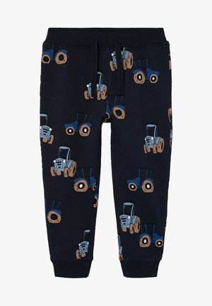 REGULAR FIT - Tracksuit bottoms - dark sapphire