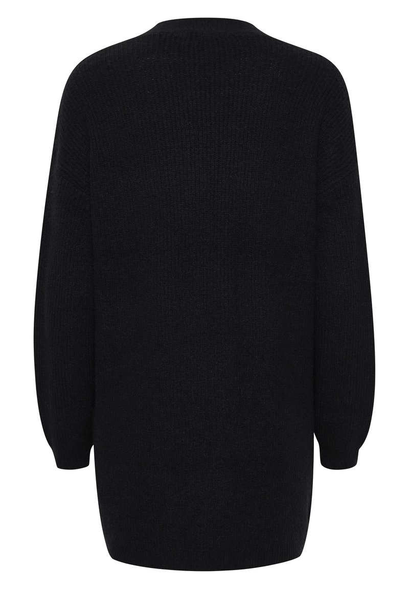 Damen Strickjacken | b.young BYOLYMPIA LS CARDIGAN Strickjacke black/black denim - PU55195 Damen Strickjacken | b.young BYOLYMPIA LS CARDIGAN Strickjacke black/black denim - PU55195