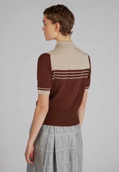 Slowear ZANONE - Poloshirt - natural brown