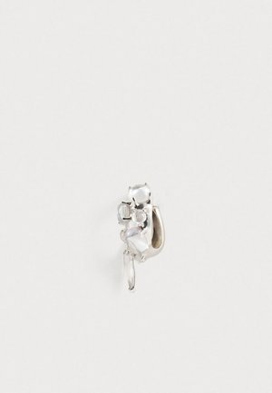 BLOWN CHARM EAR CUFF CLEAR UNISEX - Üksik kõrvarõngas - silver-coloured