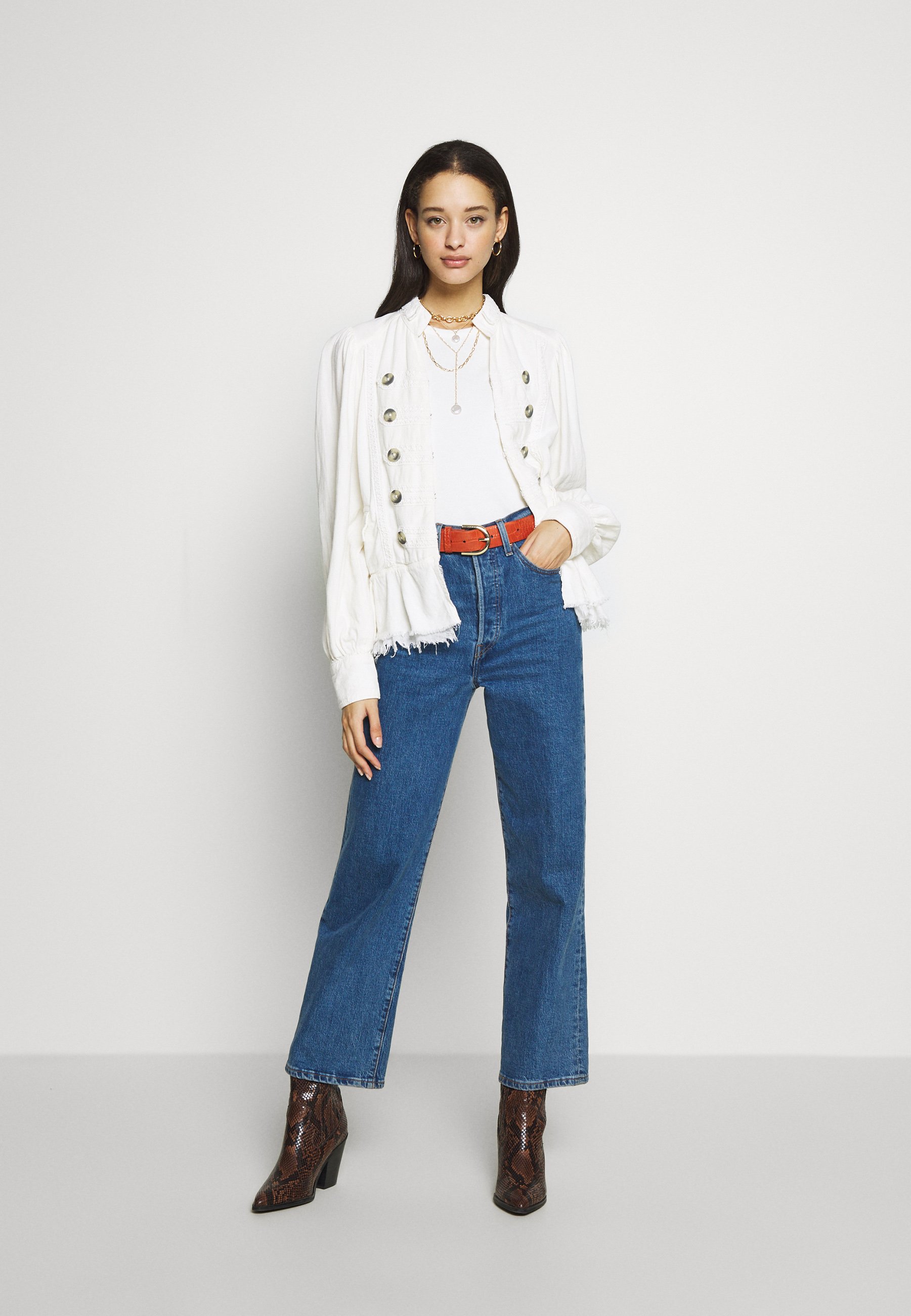 Free People ARIANA JACKET Lett jakke white Zalando.no Free People ARIANA JACKET Lett jakke white Zalando.no