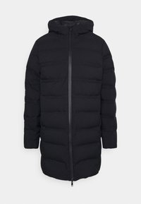 OSVALD LONG DUFFER - Casaco de penas - anthracite black