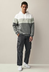 Next DIP DYE OVERHEAD  - Majica s kapuljačom - mottled grey