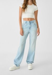 Stradivarius Vaqueros rectos - raw denim