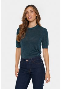 Saint Tropez PAUSZ SHIMMER - Tricou basic - reflecting pond