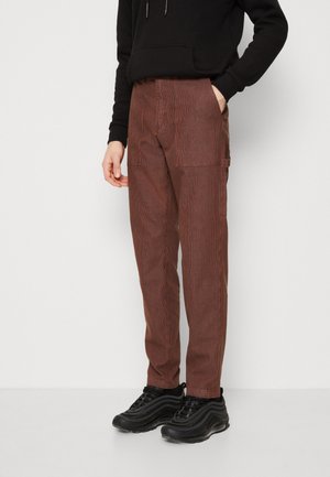 Pantalon cargo - bordeaux