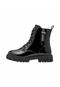 s.Oliver Šņorējami puszābaki - black patent