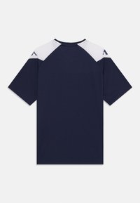 Kappa LORETO UNISEX - Sport T-shirt - blue marine/white