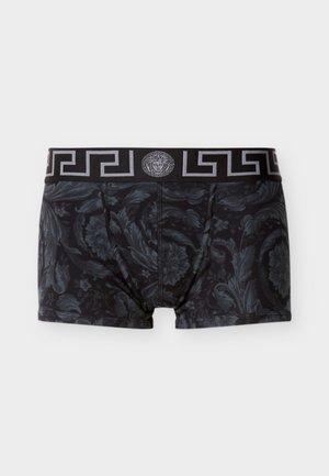 SHORT TRUNK BAROCCO ALL OVER NEW LOGO - Chiloți boxer - black/grey