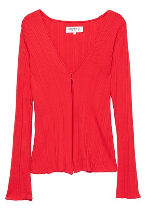 HOOK-AND-EYE - Kardigán - red