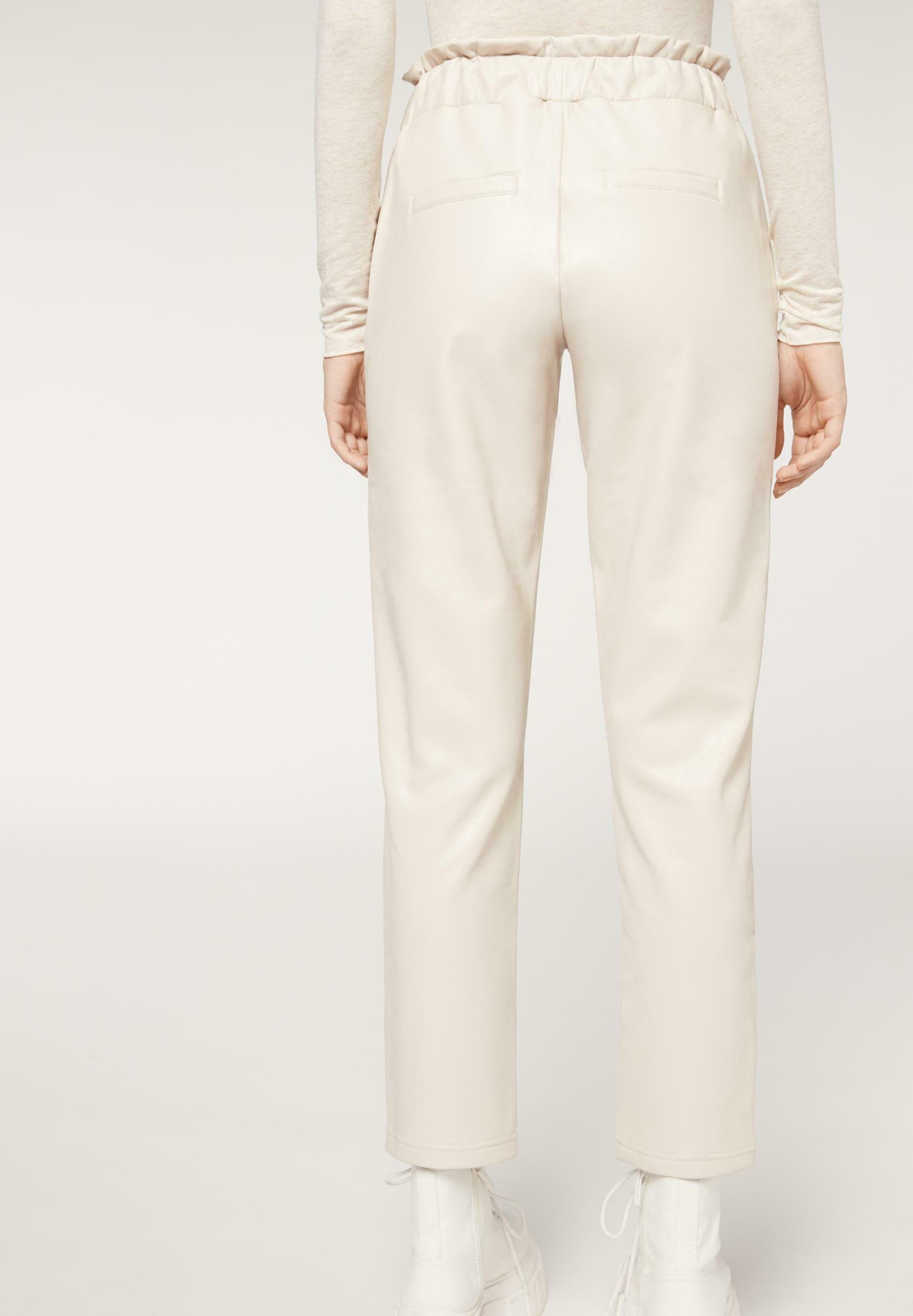 Calzedonia PAPERBAG THERMO - Trousers - natural/green - Zalando.de