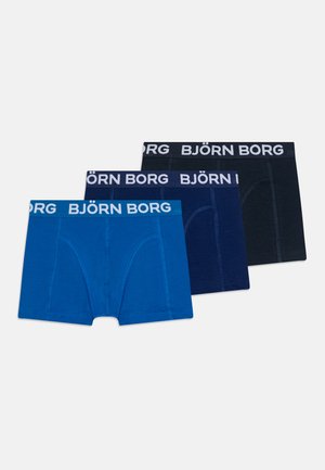 3 PACK - Pants - black