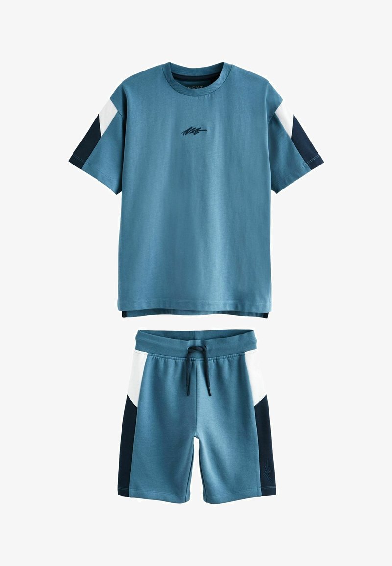 Next COLOURBLOCK SET REGULAR FIT - Träningsbyxor - blue