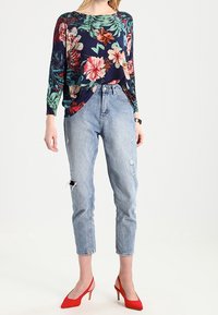 Desigual Stickad tröja - dark blue