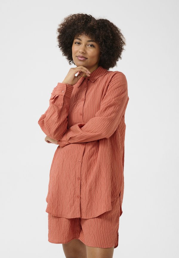 CRCELIA - Hemdbluse - bruchetta marshmallow stripe