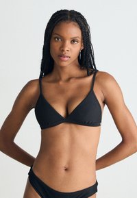 Seafolly ESSENTIALS FIXED TRI BRA - Bikini felső - black