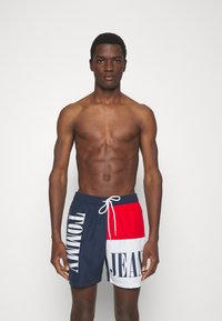 Tommy Jeans MEDIUM DRAWSTRING - Badeshorts - twilight navy