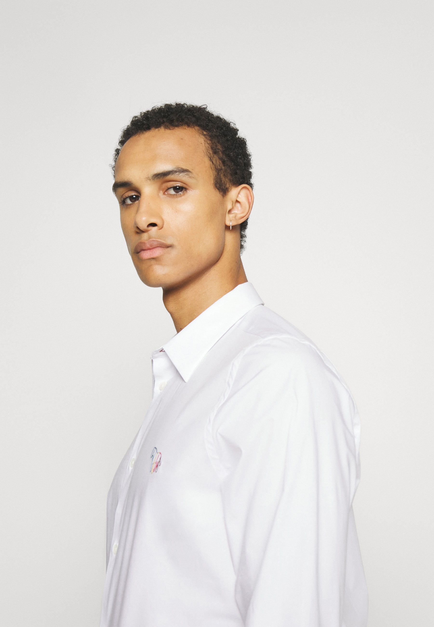 Paul Smith PS Camicia Uomo Maniche Corte – Tessuto Leggero, Modello Astratto, Colletto Campino, Taglio Regolare - 4