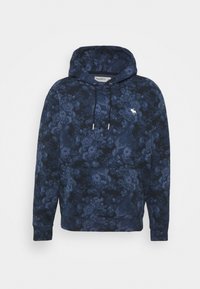 Abercrombie & Fitch Jersey con capucha - dark blue
