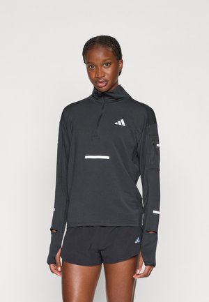 Tops ar garām piedurknēm - black