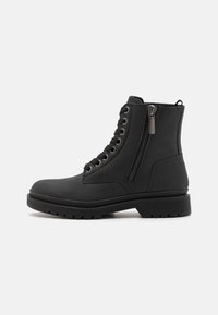 ROBY PILLOW WALK - Lace-up ankle boots - open black