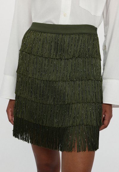 WEEKEND MaxMara LUCY HALE GARONNA - Minijupe - verde kaki