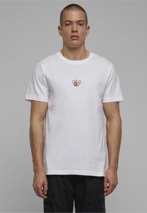 Mister Tee SKULL BEAR - T-shirts - white