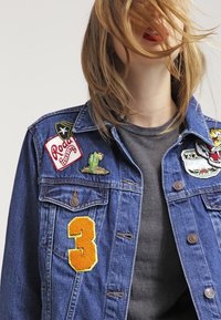 Topshop Jeansjacka - blue denim