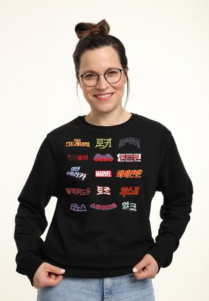 Marvel MARVEL KOREAN LOGO - Sweatshirt - black