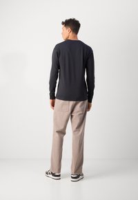 Scotch & Soda LOGO - Top s dlouhým rukávem - anthracite
