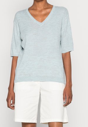 Jednoduché tričko - light blue