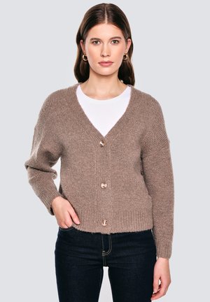 Strickjacke - braun