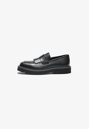 Zign, LEATHER - Chaussons - black
