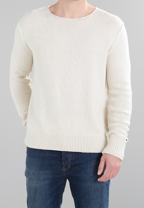 Hilfiger Denim Stickad tröja - white