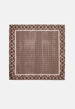Foulard GUESS 120x120 Cm - Black Multi - Noir/Rose - 100% Soie - NEUF