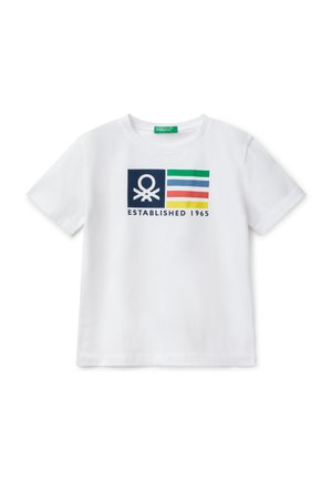 WITH LOGO  - T-Shirt print - white