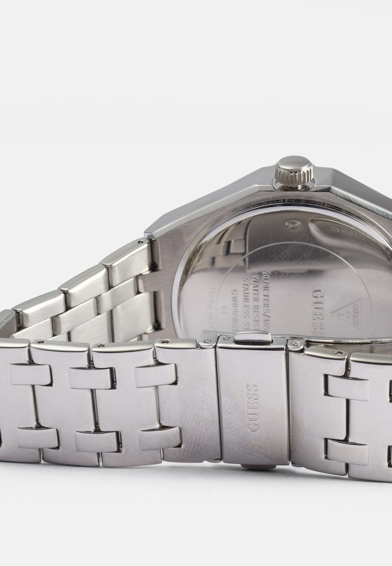 Guess Majesty - Orologio da polso da donna, in acciaio inox, arcobaleno, Bracciale